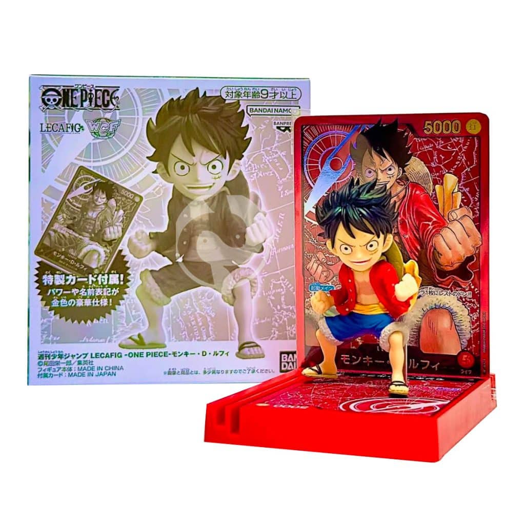 Luffy Note Card One Piece Card Game WCF LECAFIG Luffy Figure + Promo Card ST01-001 (JAP ...